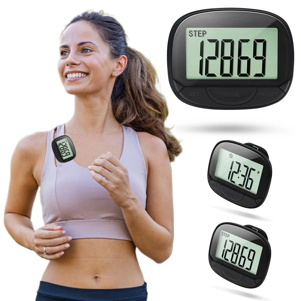 Clip-On Pedometer Step Counter