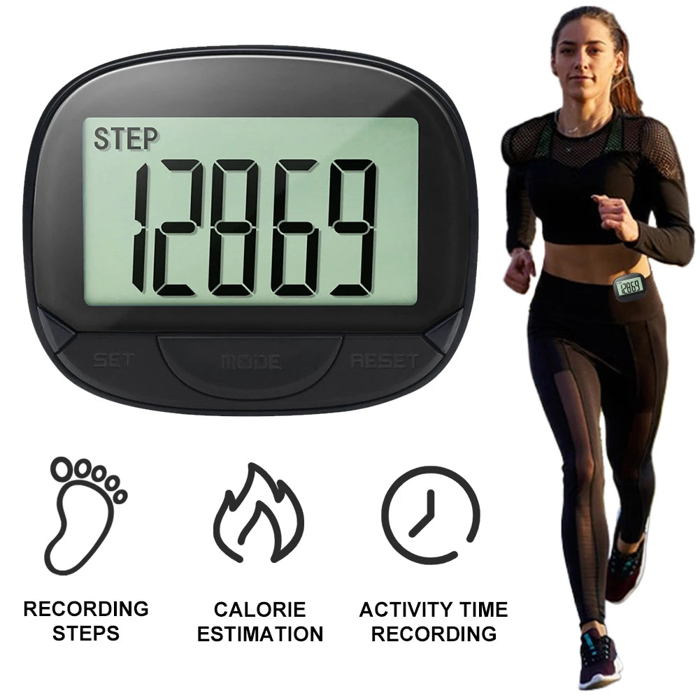Clip-On Pedometer Step Counter