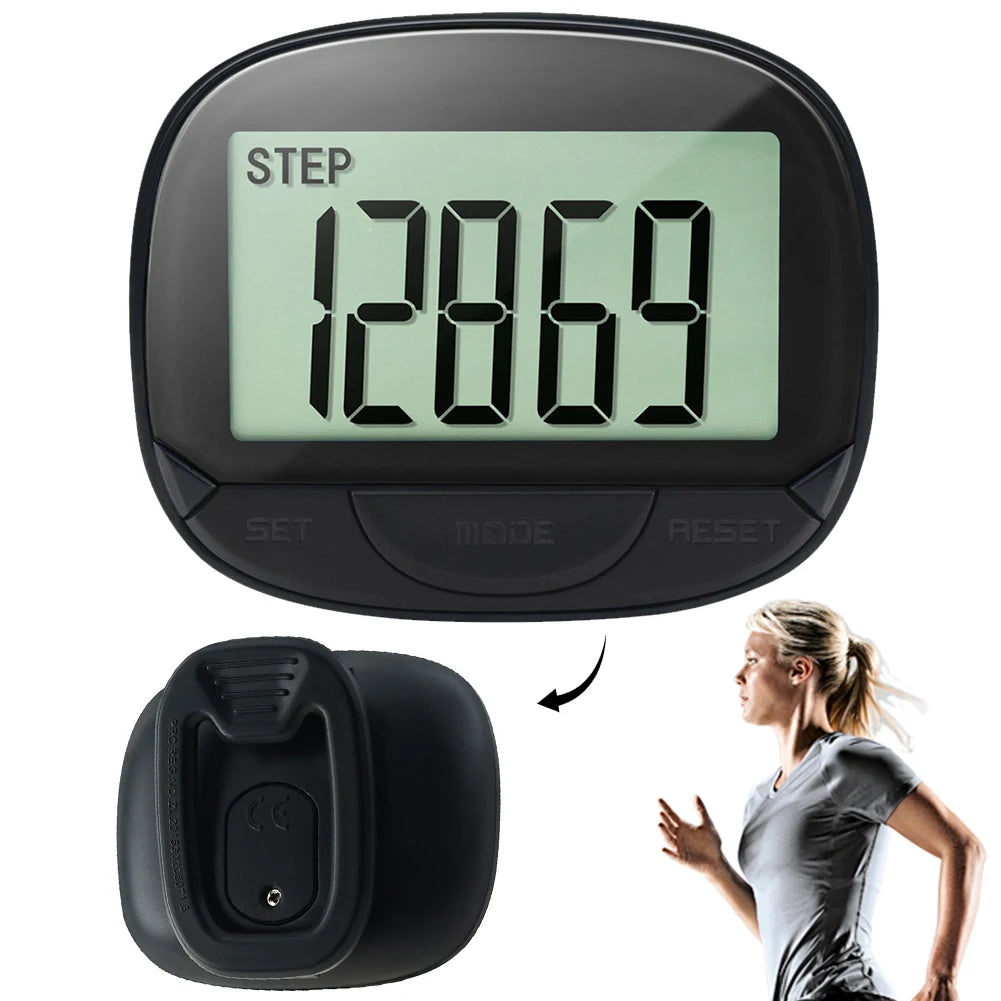 Clip-On Pedometer Step Counter